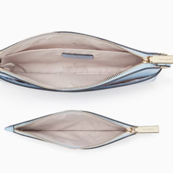 Kate Spade Sadie Crossbody Set in Saffiano Leather, light blue - ❤️ NEW - Picture 4 of 7
